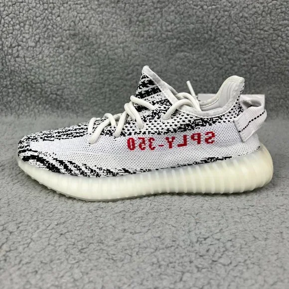 Yeezy Boost 350 V2 Mens 5.5 Shoes White Black Red Zebra Adidas Kanye West 2019 2